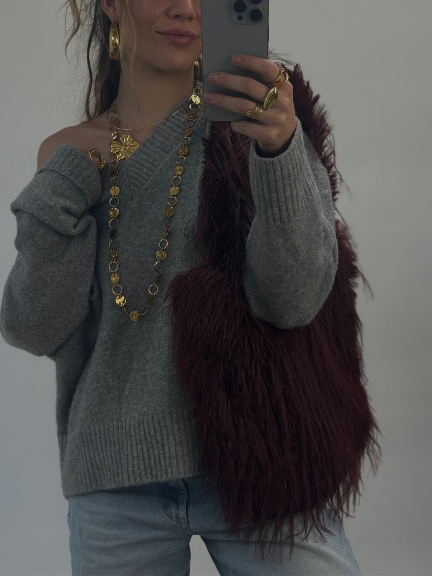 MIRA BAG BURGUNDY